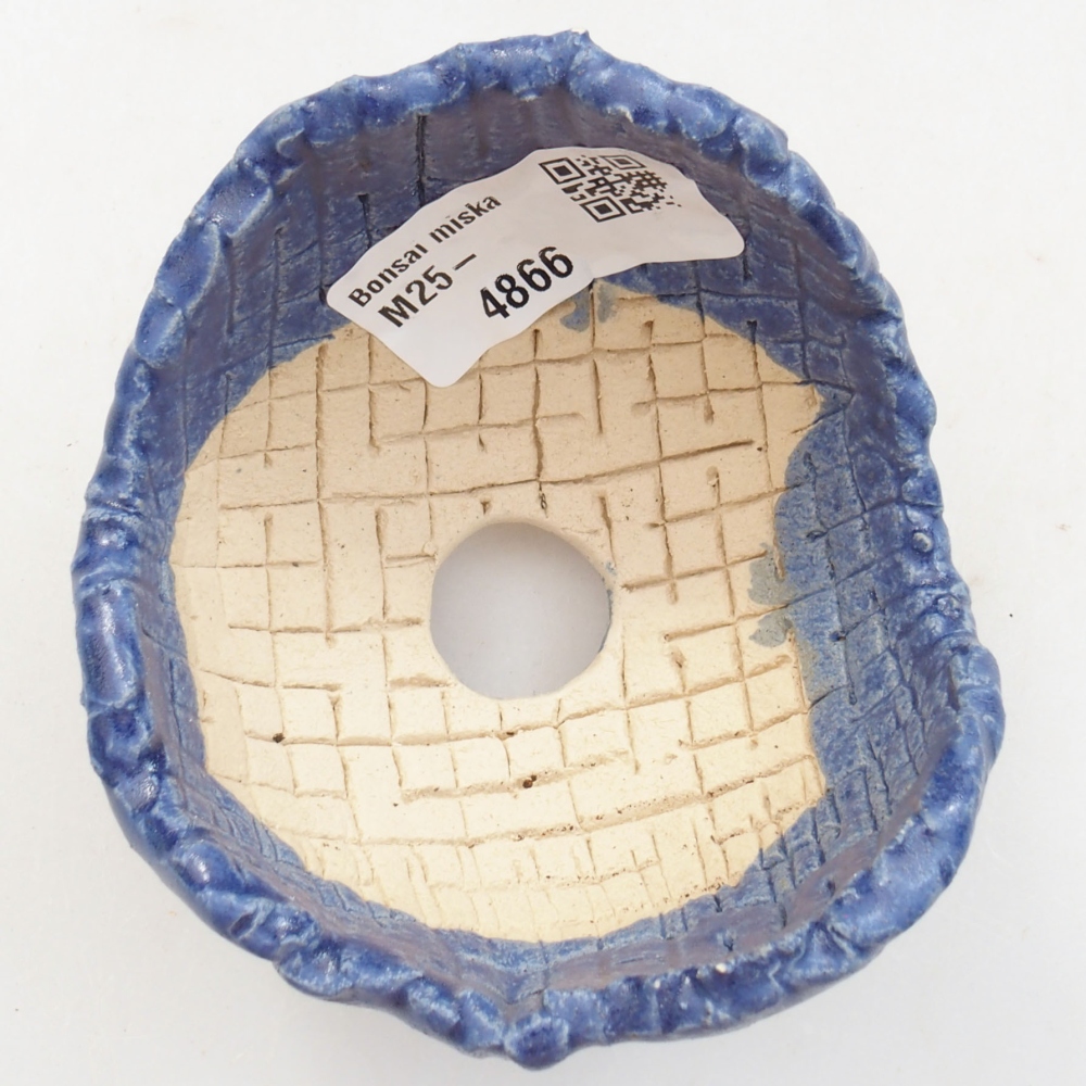Keramická Skořápka  7 x 7 x 6 cm , barva modrá