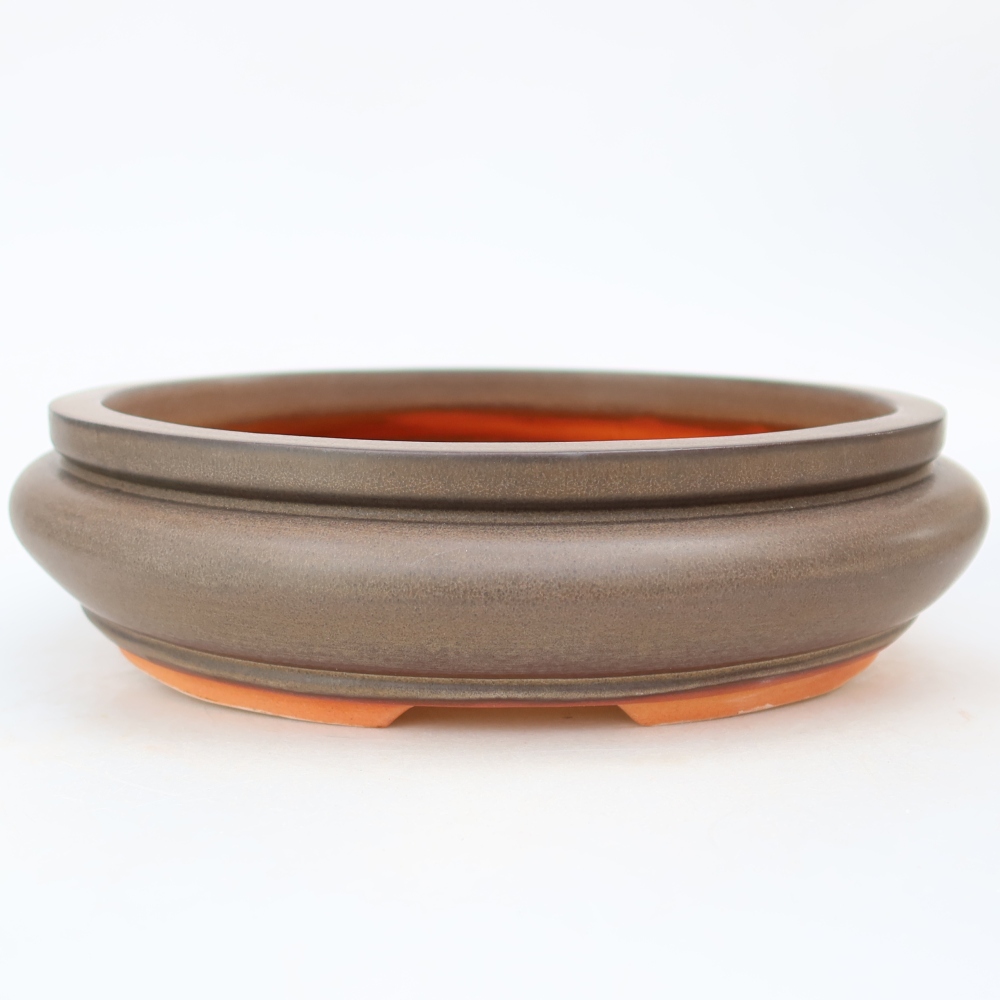 Keramická Miska  23 x 23 x 7 cm , barva hnědá