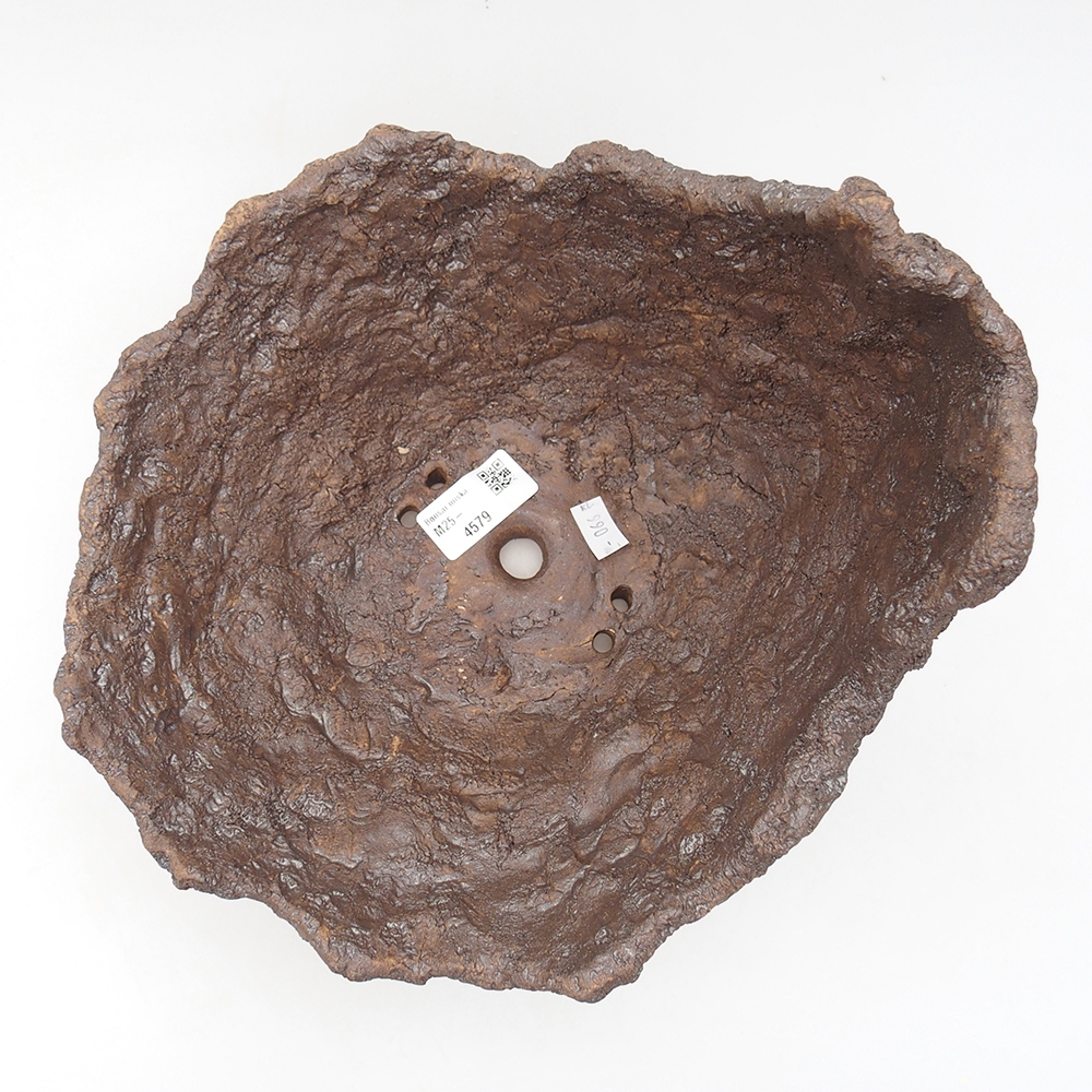 Keramická Skořápka  24,5 x 24 x 21 cm , barva hnědá