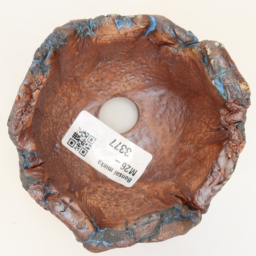 Keramická Skořápka 9 x 9 x 6 cm , barva modrá