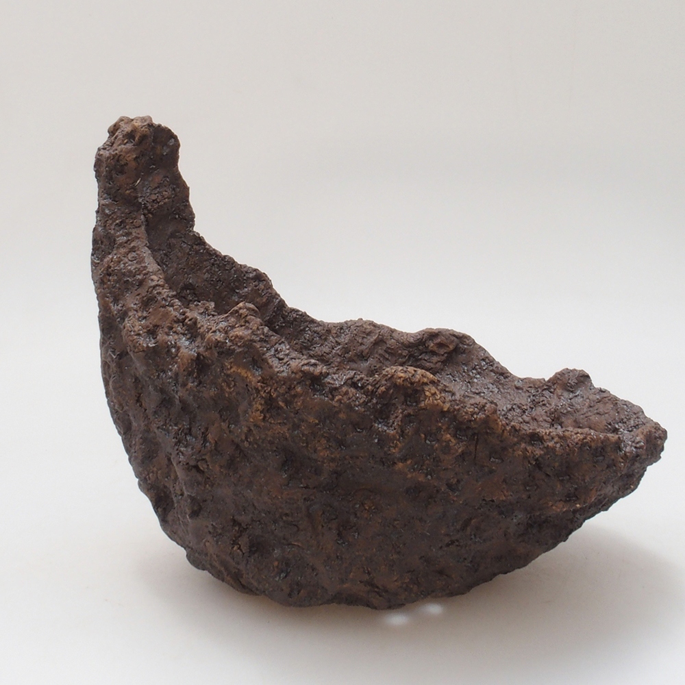 Keramická Skořápka  18 x 17 x 17,5 cm , barva hnědá