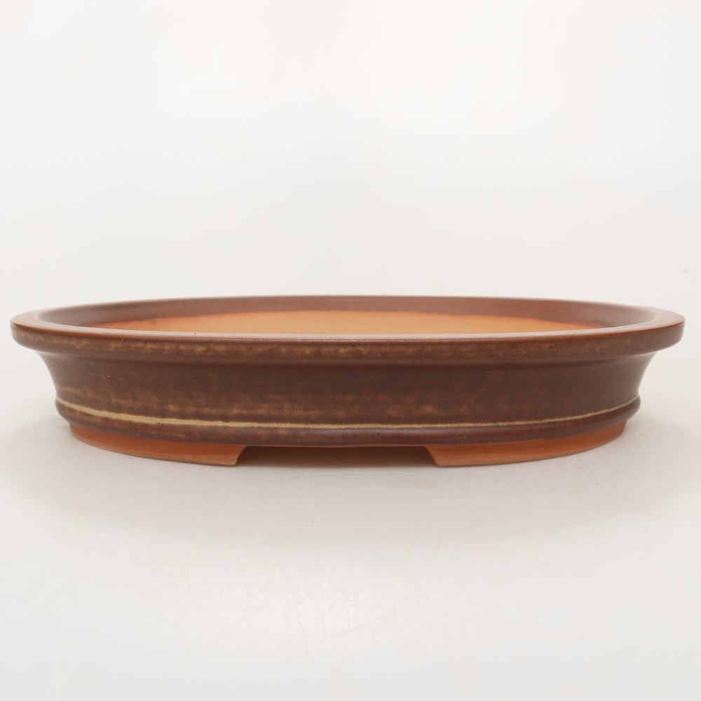 Keramická Miska  21 x 15 x 4 cm , barva hnědá