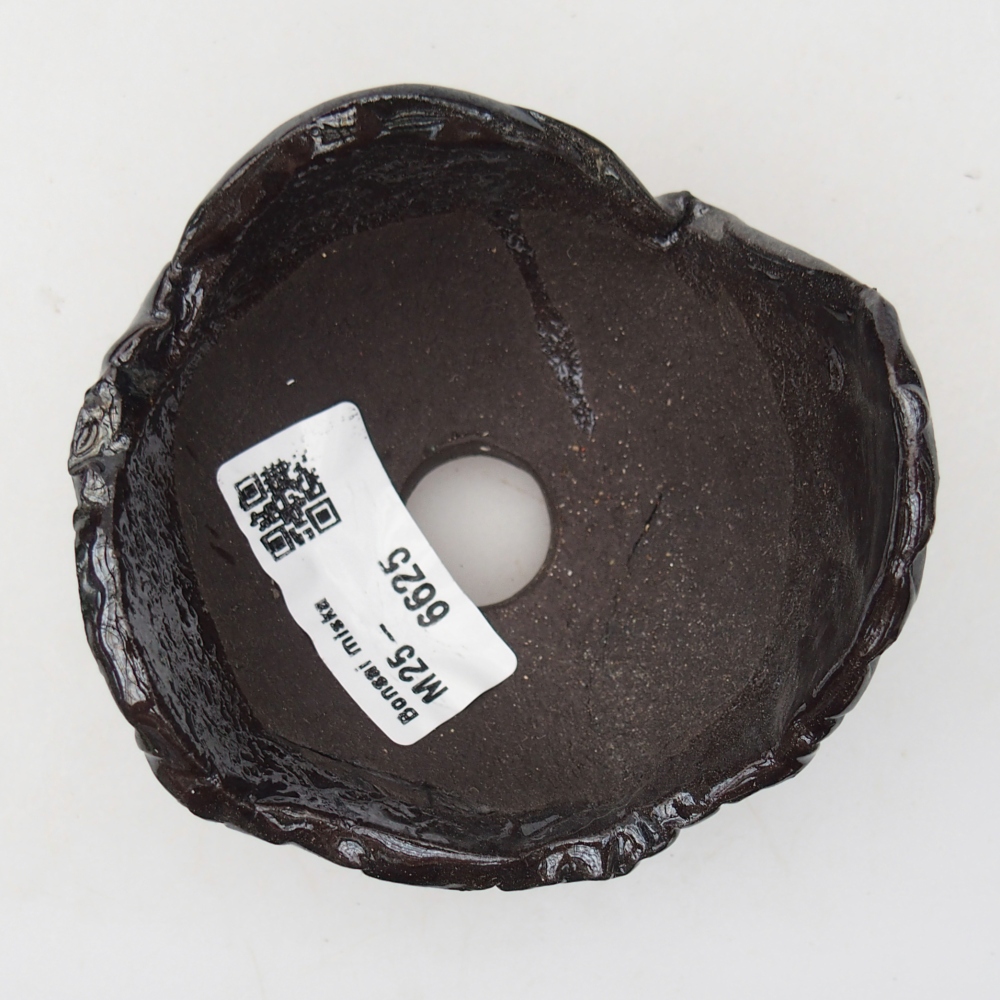 Keramická Skořápka  8,5 x 8 x 6 cm , barva černá