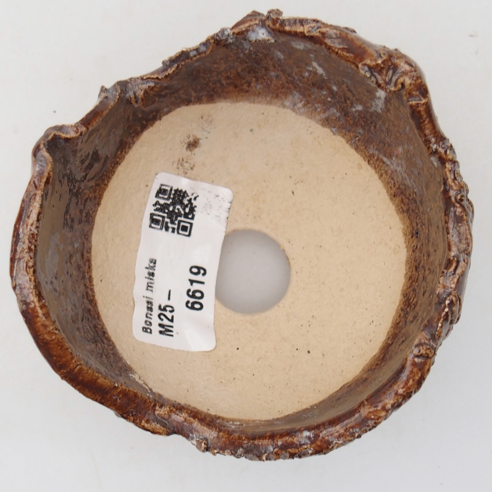 Keramická Skořápka  8,5 x 8,5 x 7 cm , barva hnědá