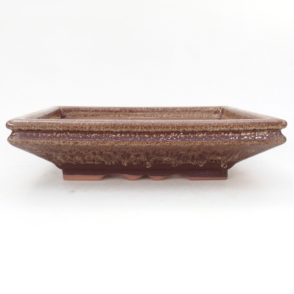 Miska 21,5 x 17 x 5,5 cm barva hnědá