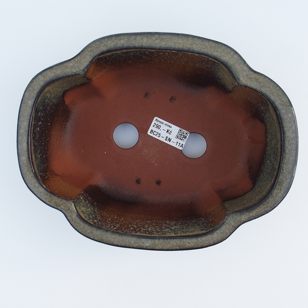 Miska 25 x 19,5 x 8,5 cm barva šedá