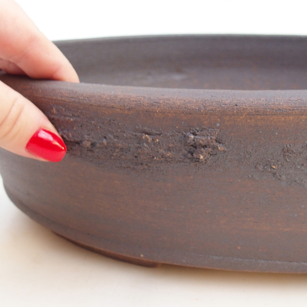 Bonsai miska 33 x 26 x 9 cm , barva hnědá