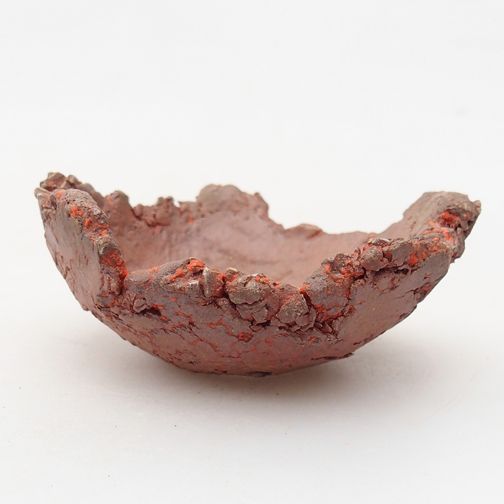 Keramická Skořápka  7,5 x 6,5 x 3,5 cm , barva oranžová