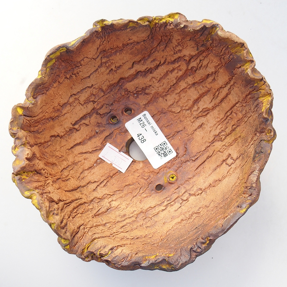 Keramická Skořápka 16 x 15 x 8,5 cm , barva žlutá