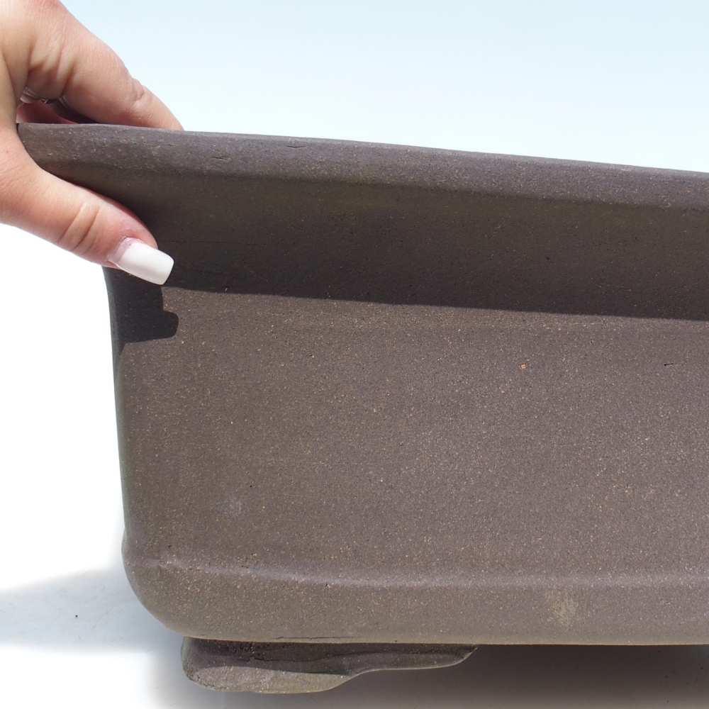 Bonsai miska 48,5 x 38,5 x 19 cm -  barva hnědá