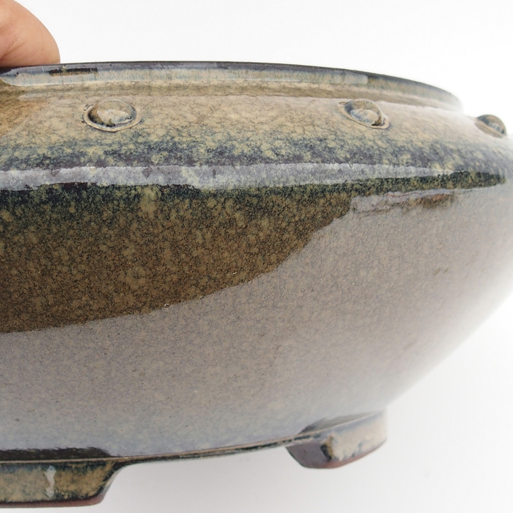 Miska 34 x 13  cm barva šedá