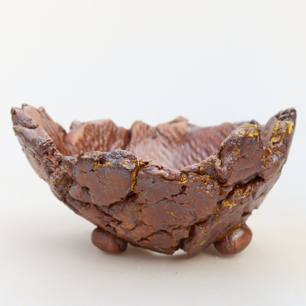 Keramická Skořápka  11,5 x 11 x 6 cm , barva žlutá