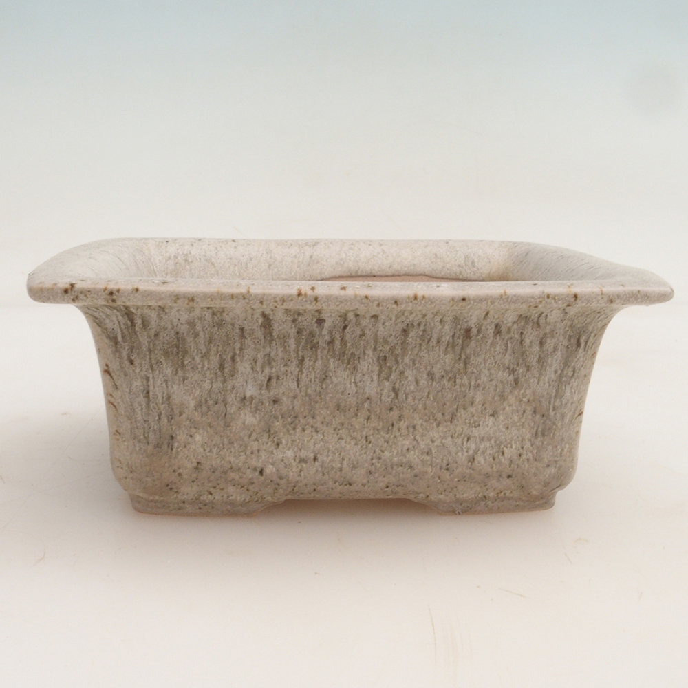 Bonsai miska + podmiska H11 - 11,5 x 10 x 4 cm.  - béžová