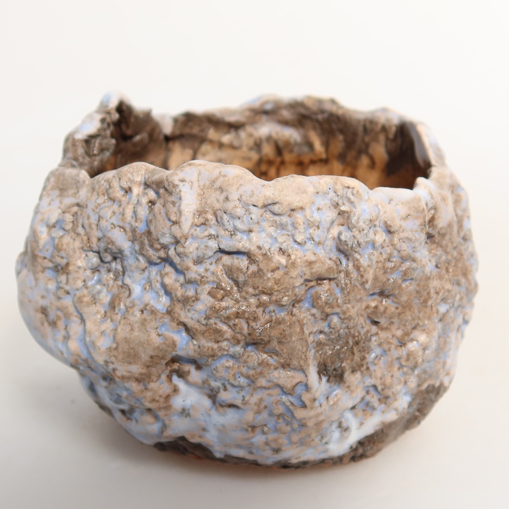 Keramická Skořápka  7,5 x 7 x 6 cm , barva modrohnědá