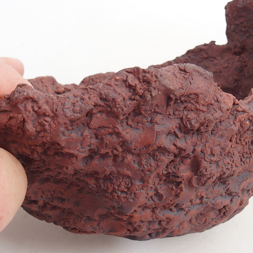 Keramická Skořápka 13 x 11,5 x 10,5 cm , barva hnědá