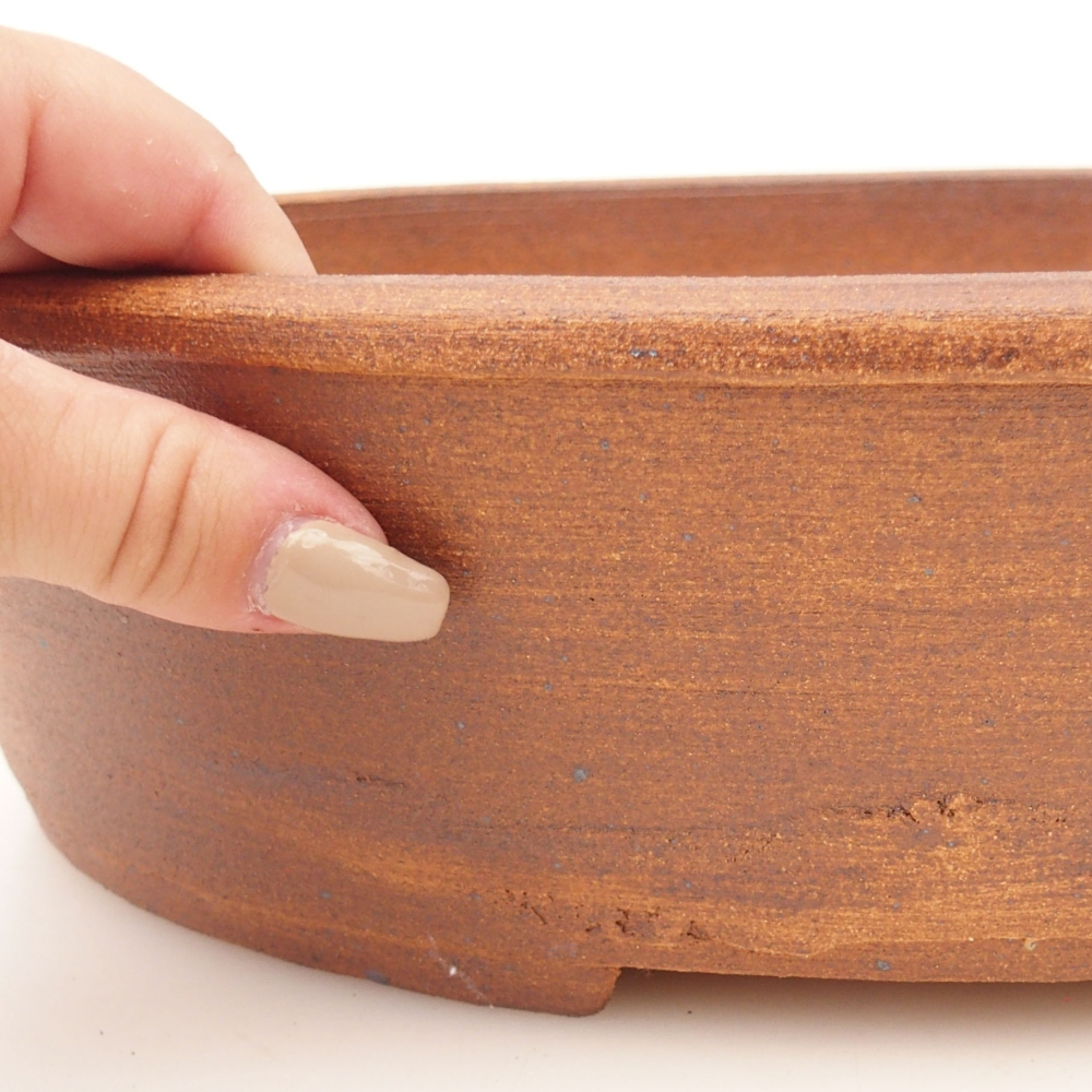 Bonsai miska 32,5 x 26 x 9 cm , barva hnědá