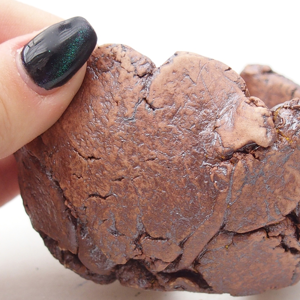 Keramická Skořápka 9,5 x 8,5 x 5,5 cm , barva hnědá