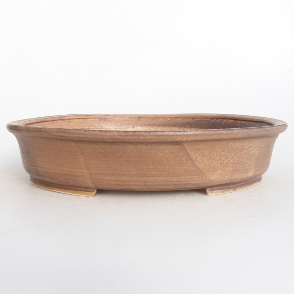 Keramická bonsai miska 24 x 20,5 x 5 cm, barva růžová