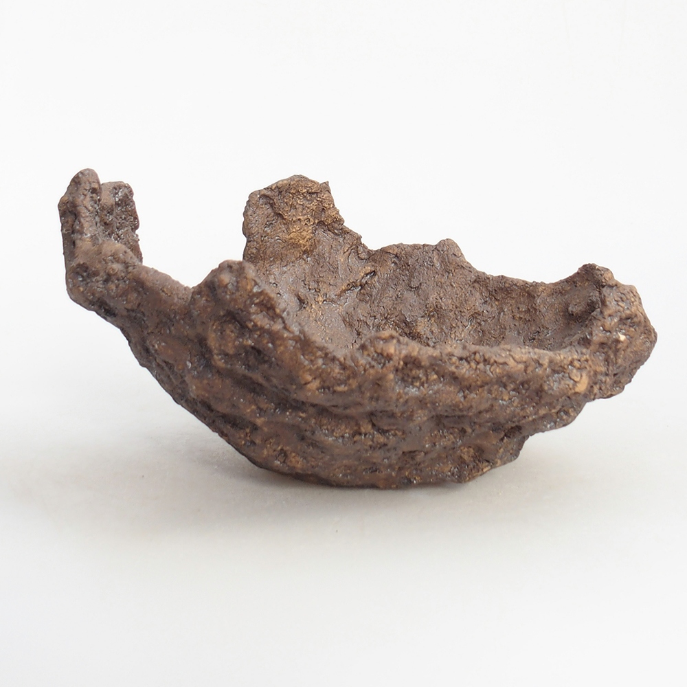 Keramická Skořápka 18 x 17 x 10 cm , barva hnědá