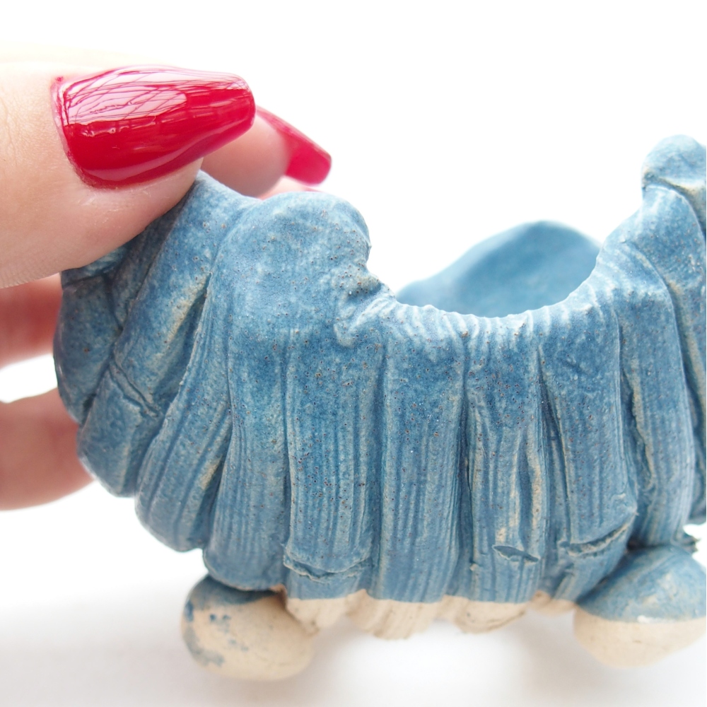 Keramická Skořápka  8,5 x 8,5 x 6,5 cm , barva modrá