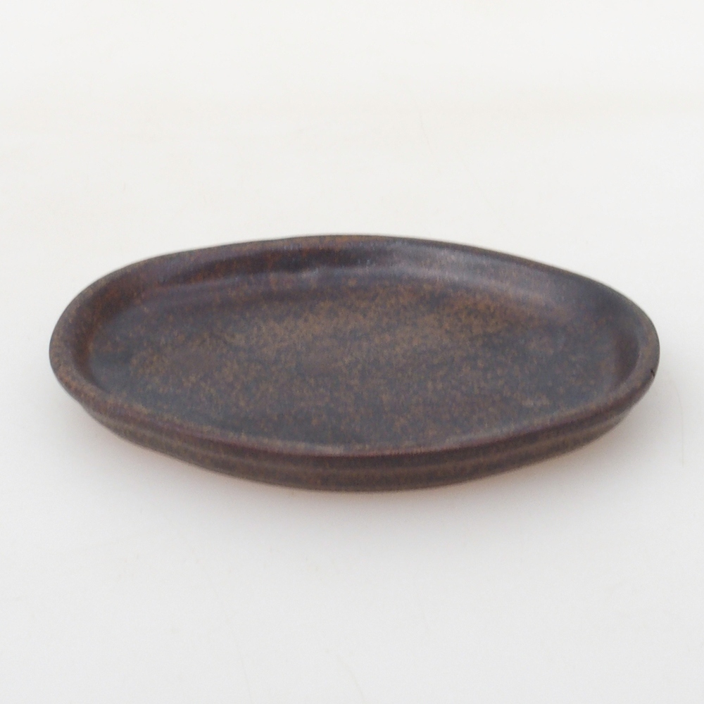 Keramická podmiska H05 -11 x 8,5 x 1 cm  - hnědá