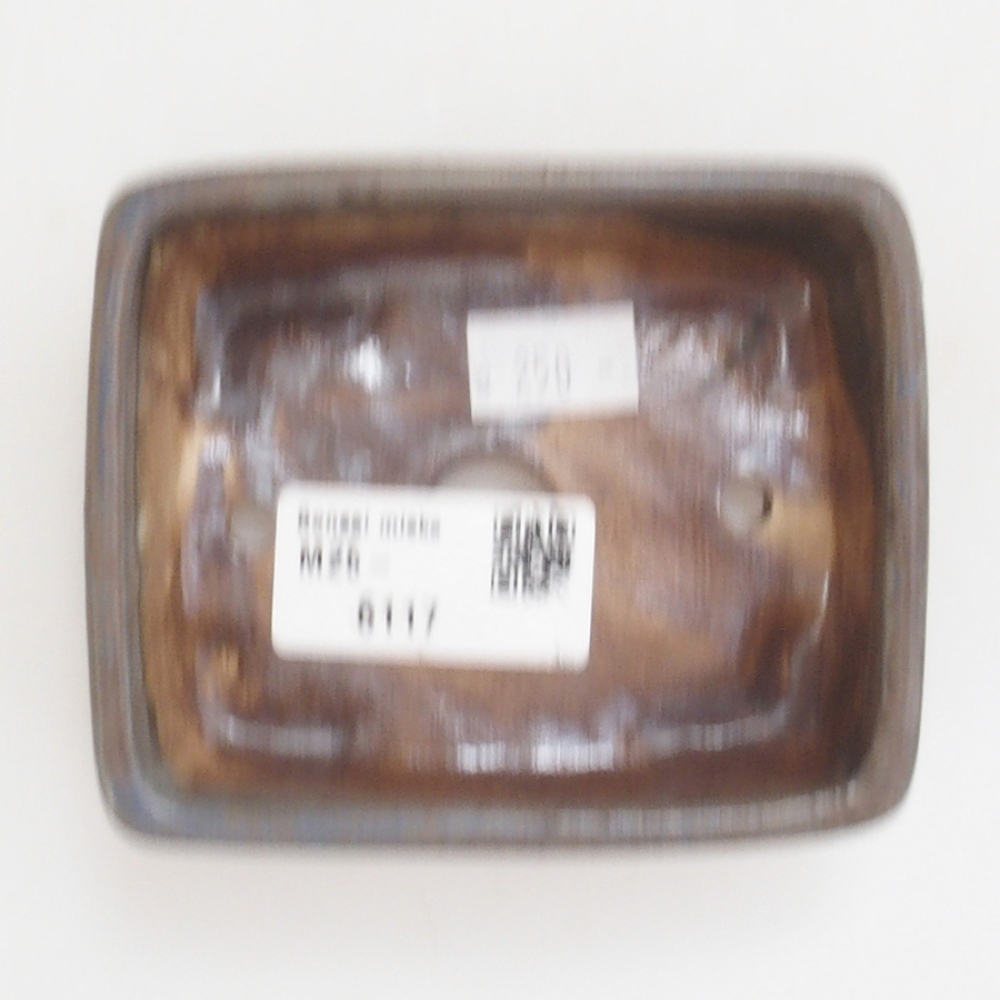 Keramická bonsai miska 9,5 x 8 x 3,5 cm, barva hnědá
