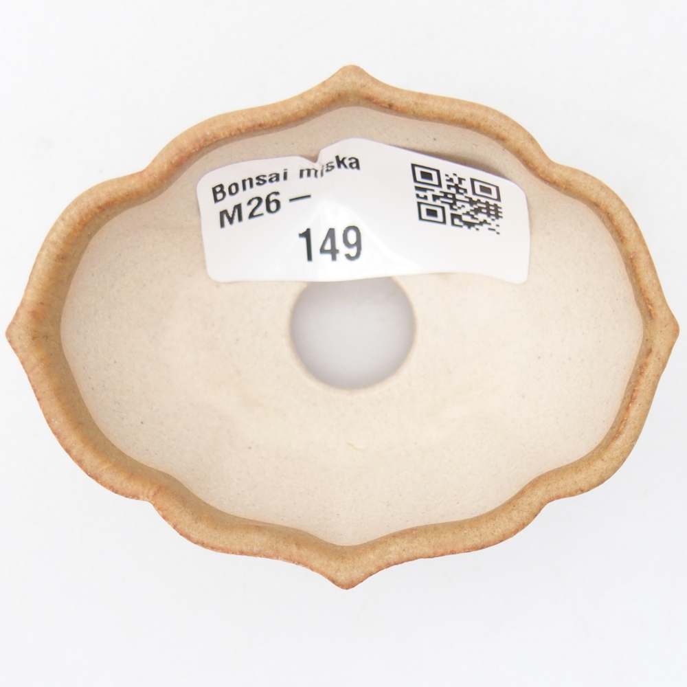 Mini bonsai miska 7 x 5 x 3 cm, barva hnědá