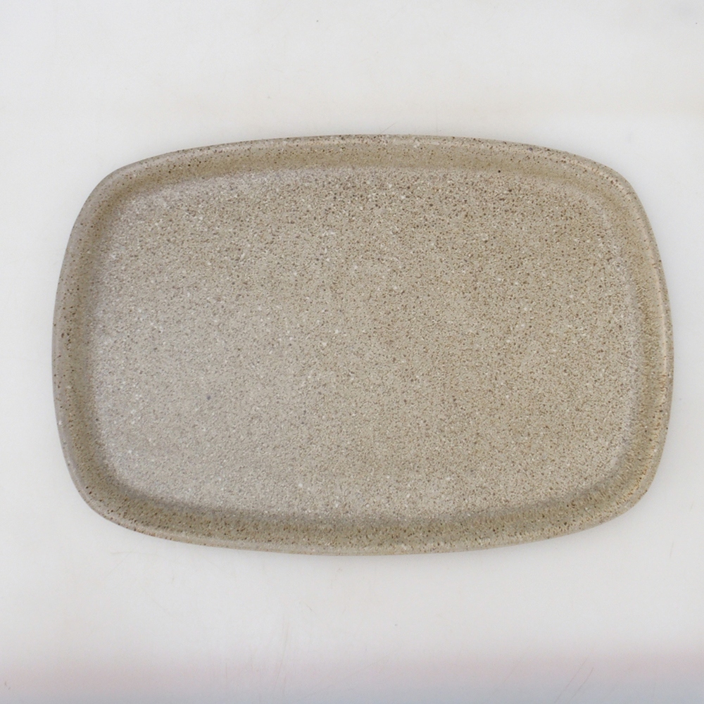 Keramická podmiska H09 - 28,5 x 19,5 x 1,5 cm - béžová