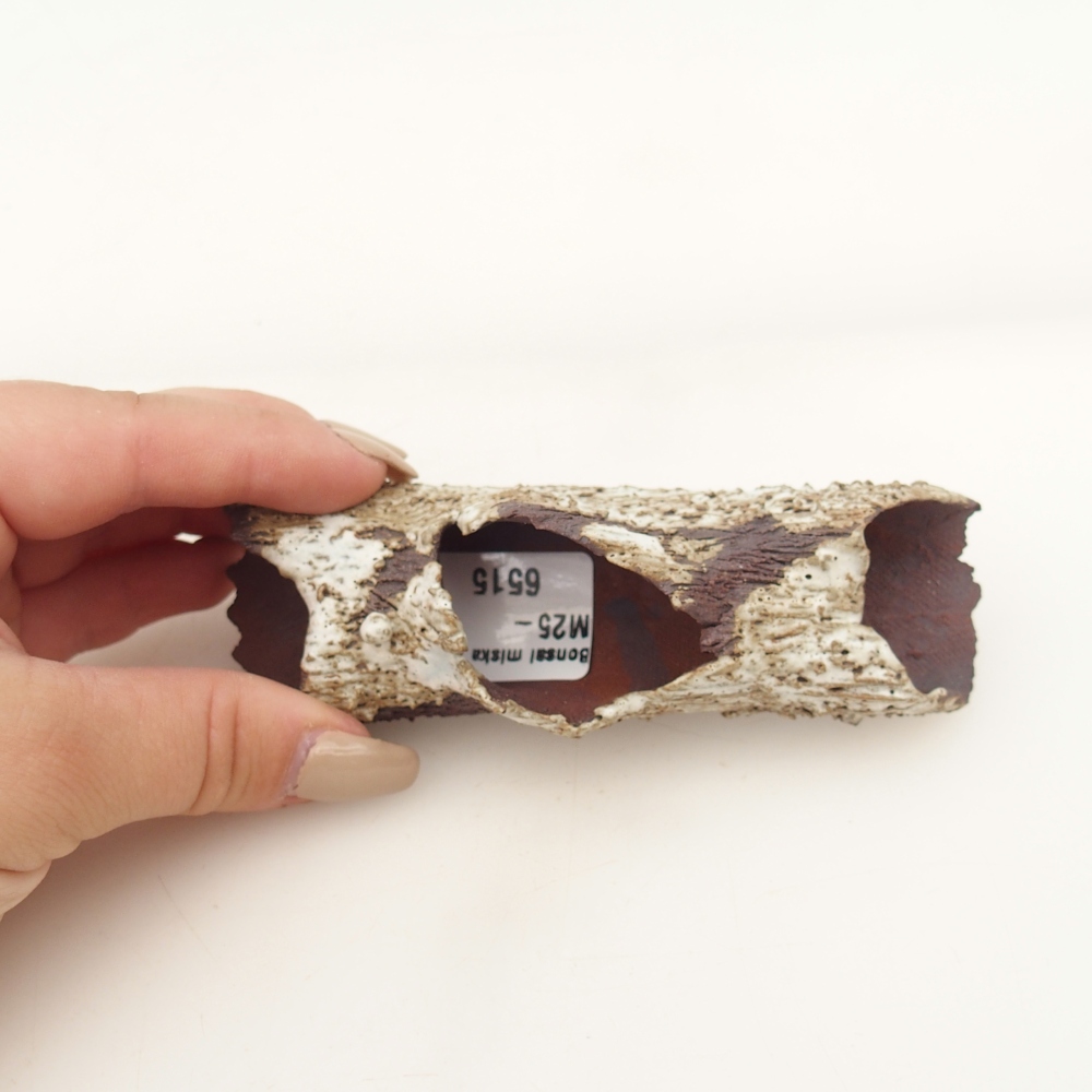 Keramická Skořápka  11 x 4 x 3 cm , barva béžová