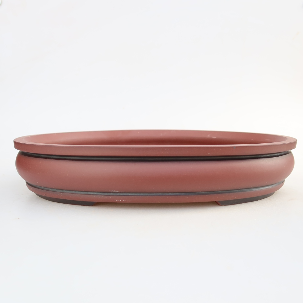 Keramická Miska  31 x 23,5 x 5,5 cm , barva cihlová