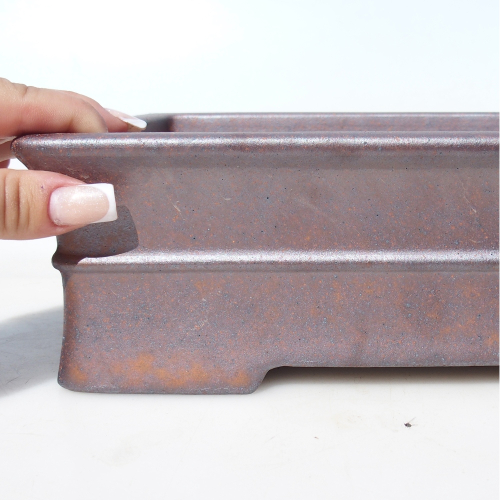 Miska 26,5 x 19,5 x 8,5 cm barva hnědá