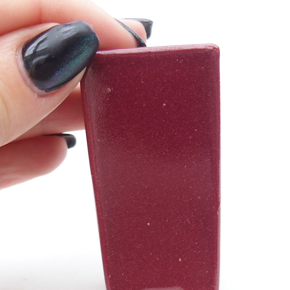 Mini bonsai miska 3 x 3 x 5,5 cm, barva vínová