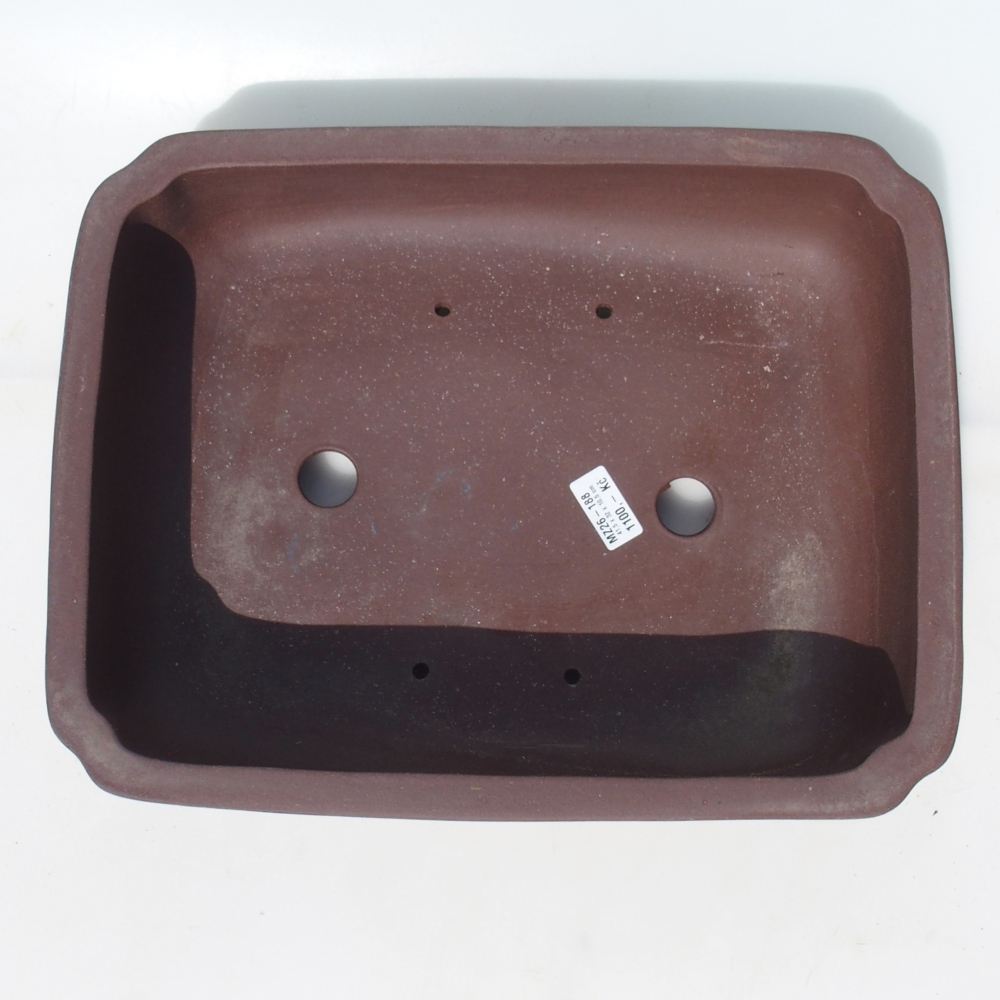 Bonsai miska 41,5 x 32 x 10,5 cm berva hnědá