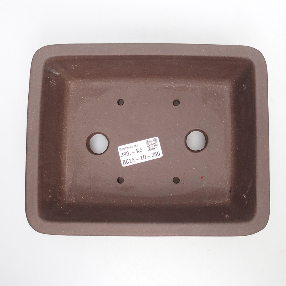 Miska 20,5 x 17 x 7 cm barva hnědá