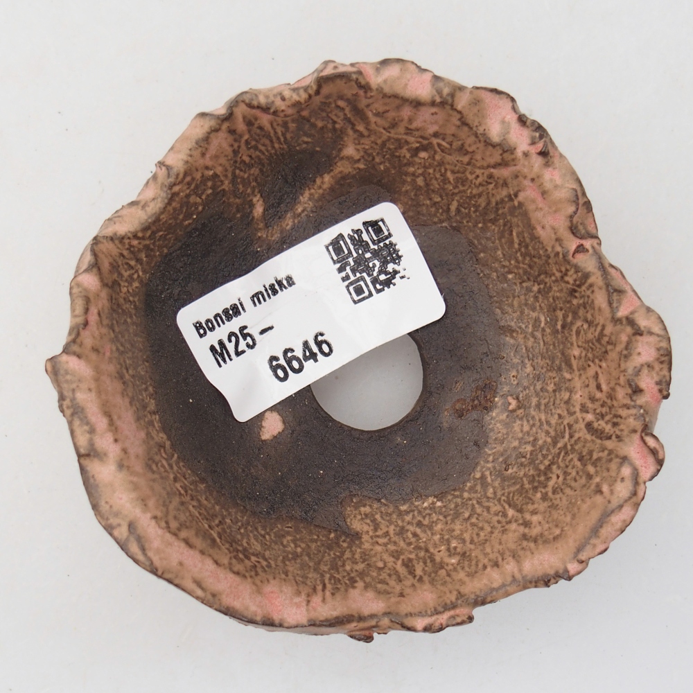 Keramická Skořápka  8,5 x 8 x 4 cm , barva růžová