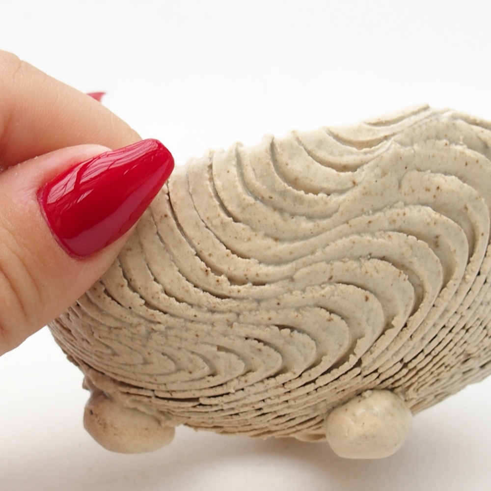 Keramická Skořápka  9 x 8,5 x 5 cm , barva béžová