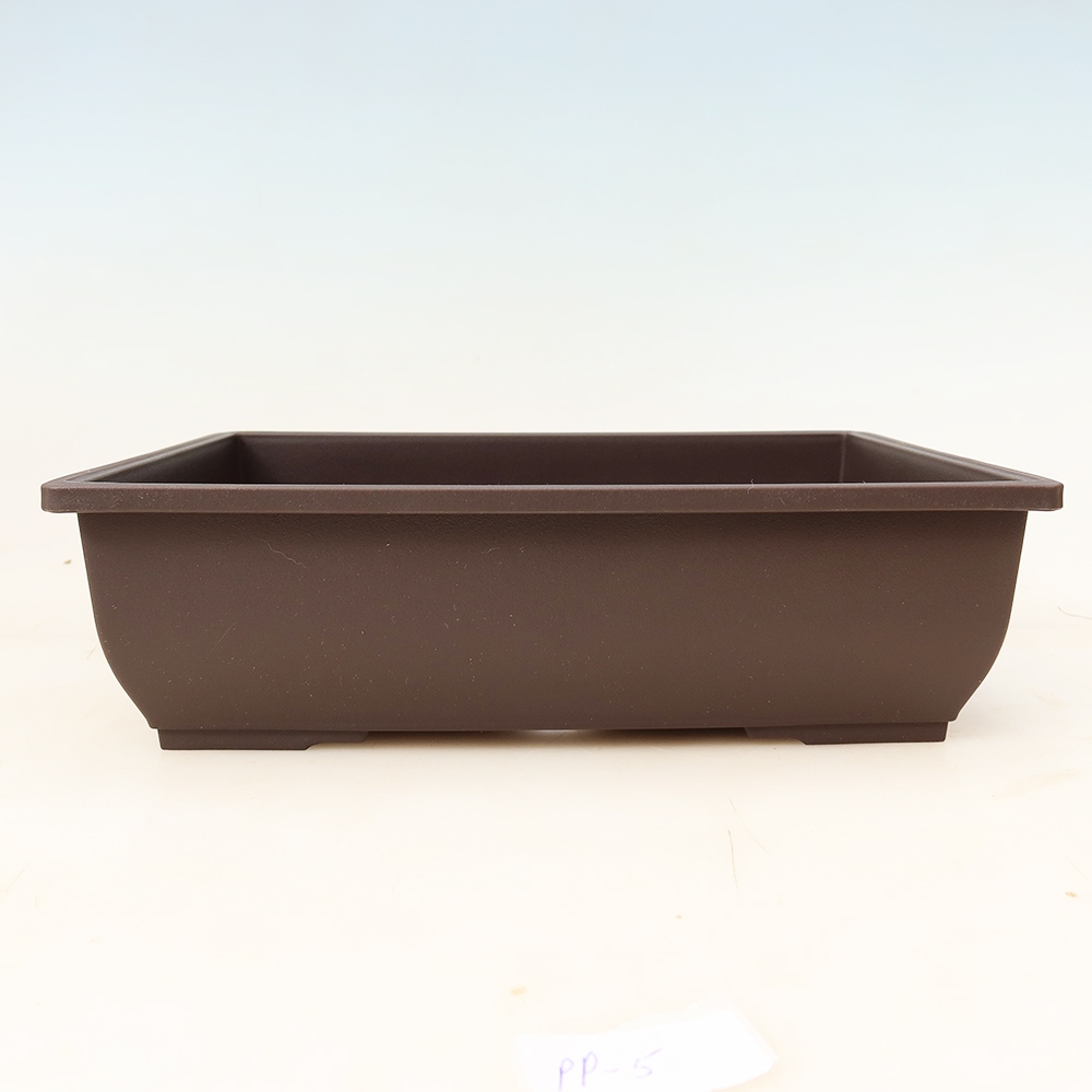 Bonsai miska plast MP-5 - 28 x 21 x 8 cm barva hnědá