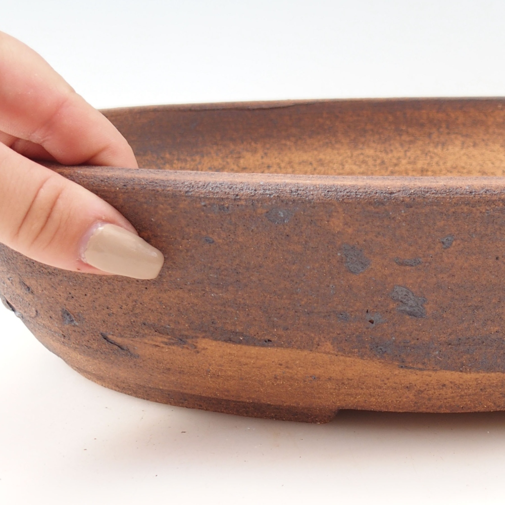 Bonsai miska 33 x 26,5 x 7 cm , barva hnědá