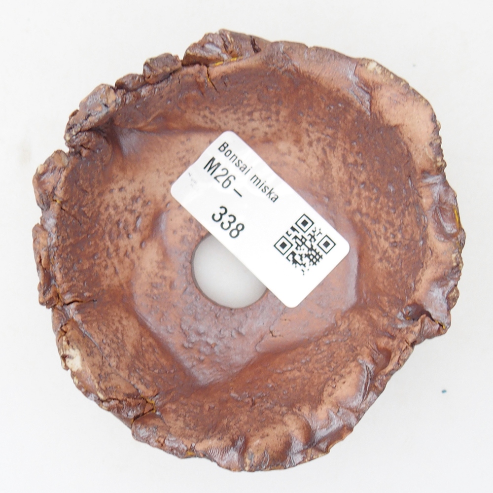 Keramická Skořápka 9 x 8,5 x 4,5 cm , barva hnědá