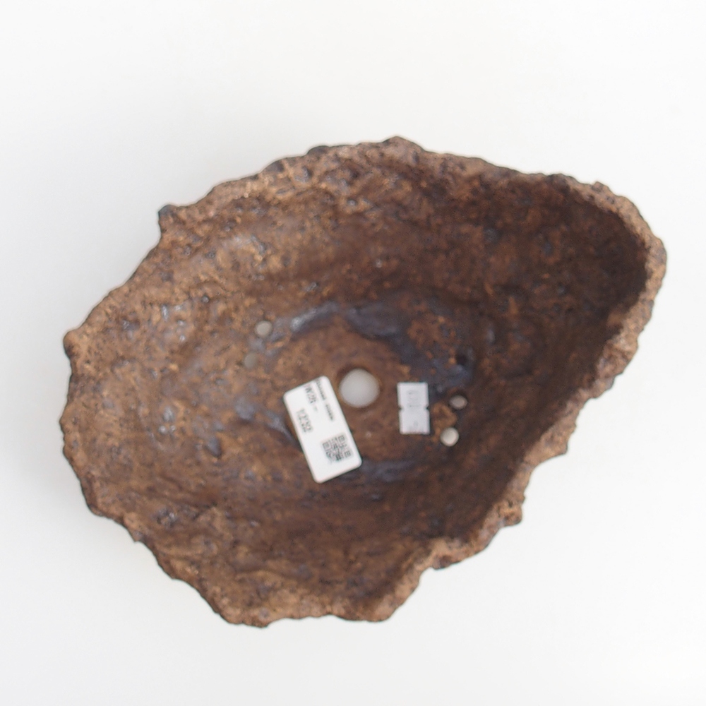 Keramická Skořápka 19 x 15 x 14 cm , barva hnědá