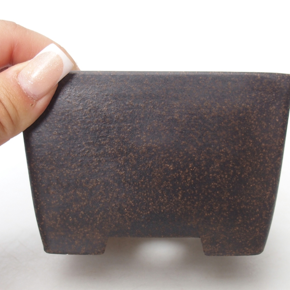 Miska 10 x 10 x 7 cm barva hnědookrová