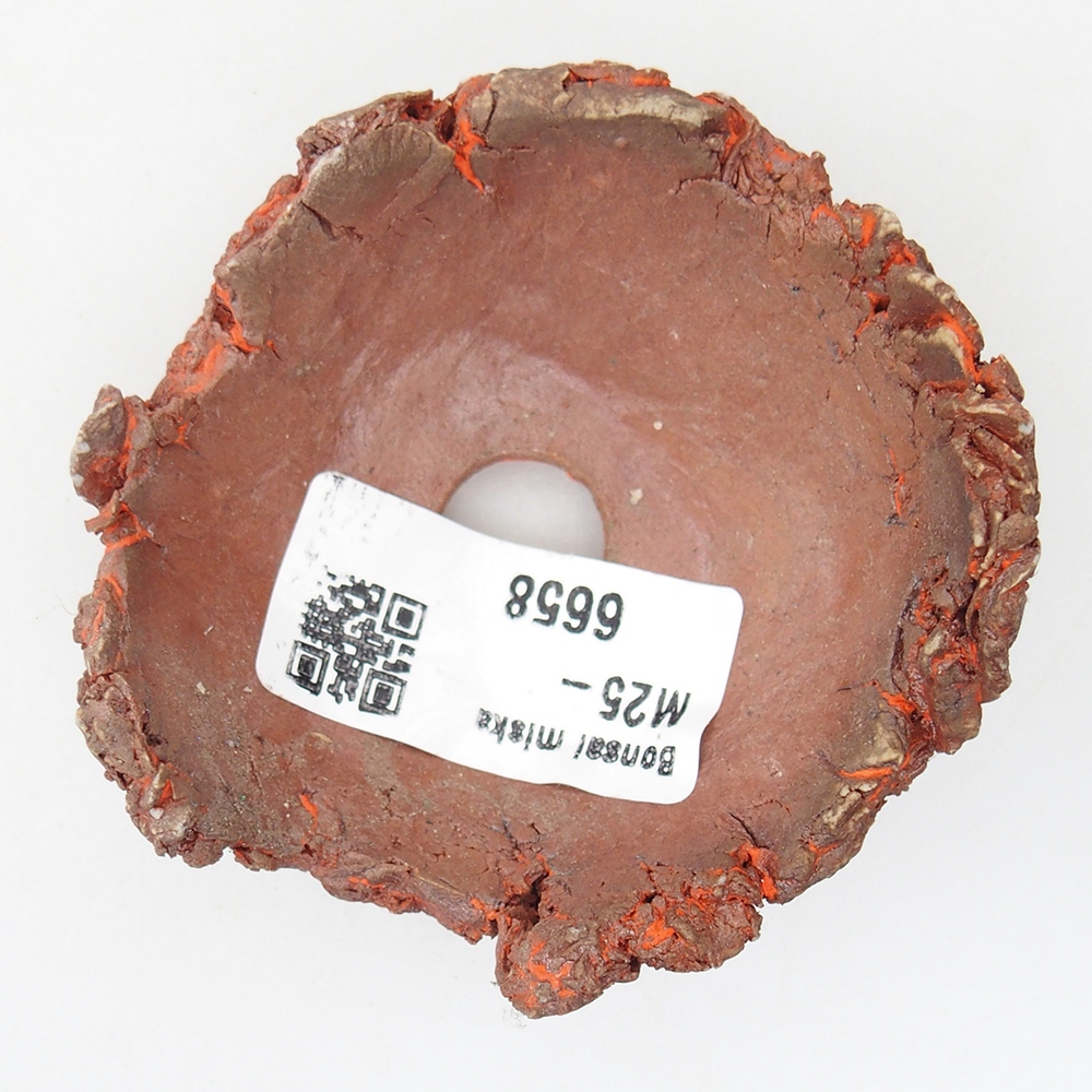 Keramická Skořápka  7 x 7 x 4 cm , barva oranžová