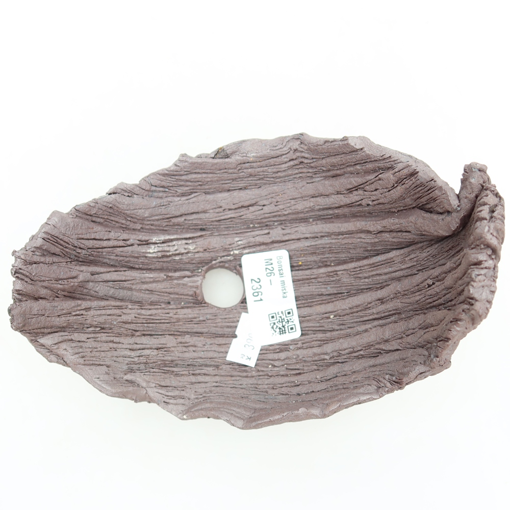 Keramická Skořápka  14,5 x 11 x 12 cm , barva hnědá