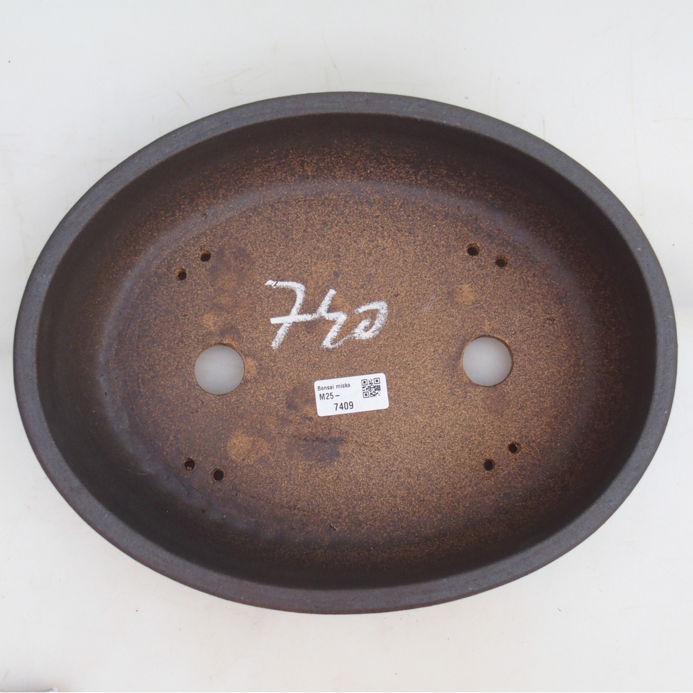 Bonsai miska 33 x 26 x 9 cm , barva hnědá
