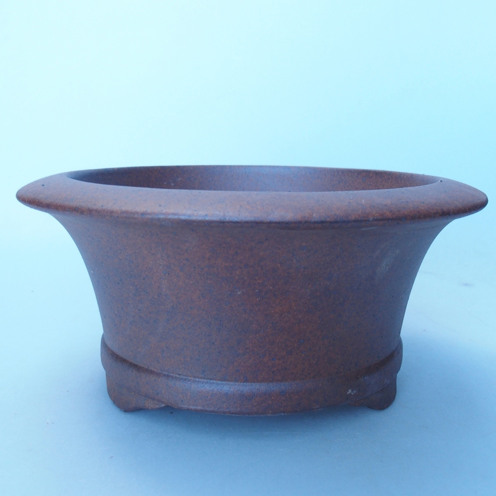 Miska 19 x 19 x 9 cm barva hnědá