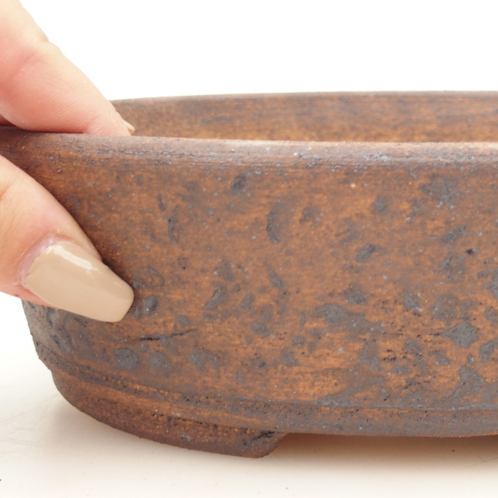 Bonsai miska 20 x 16 x 6 cm , barva hnědá