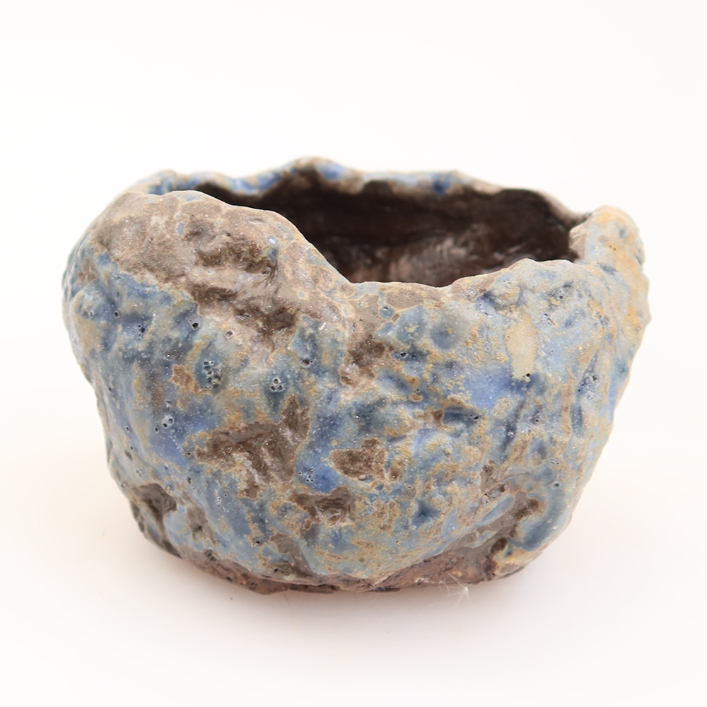 Keramická Skořápka  6 x 5 x 5 cm , barva modrá