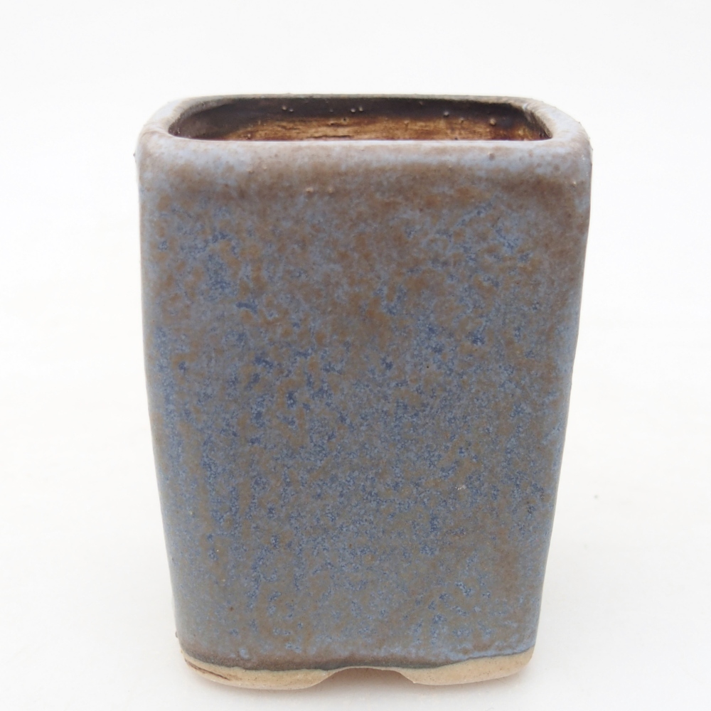 Keramická bonsai miska 5 x 5 x 6,5 cm, barva modrá