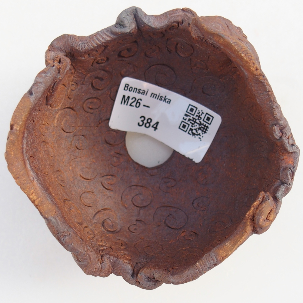 Keramická Skořápka 8 x 7,5 x 7 cm , barva hnědá