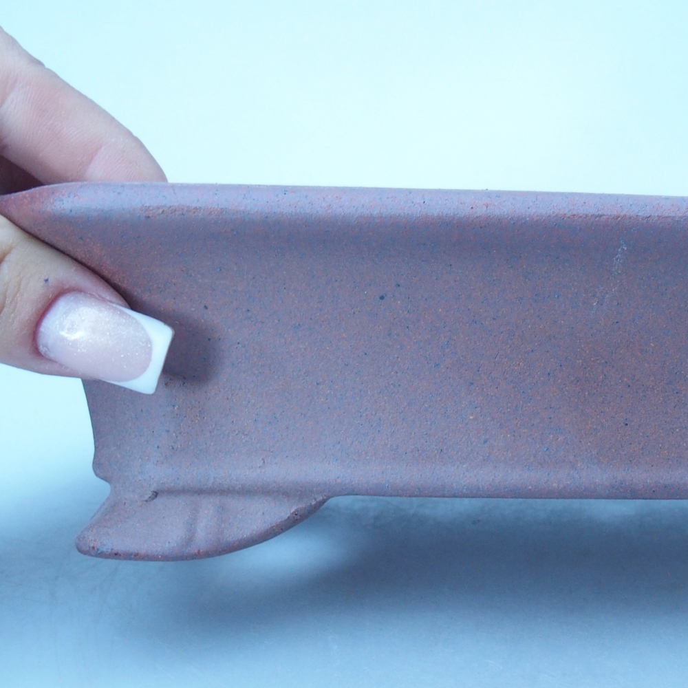 Miska 21 x 15 x 5,5 cm barva hnědá